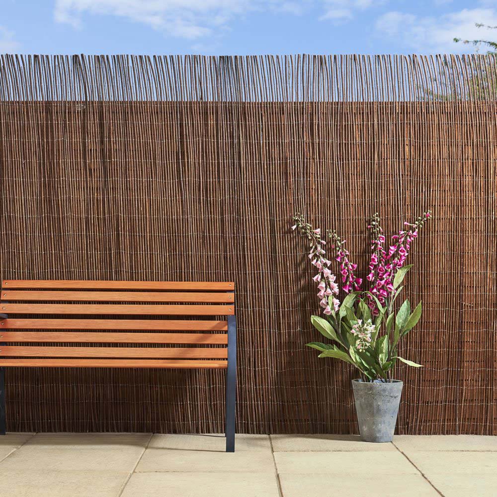 Wilko Willow 4m x 2m Garden Fence Screening Image 5