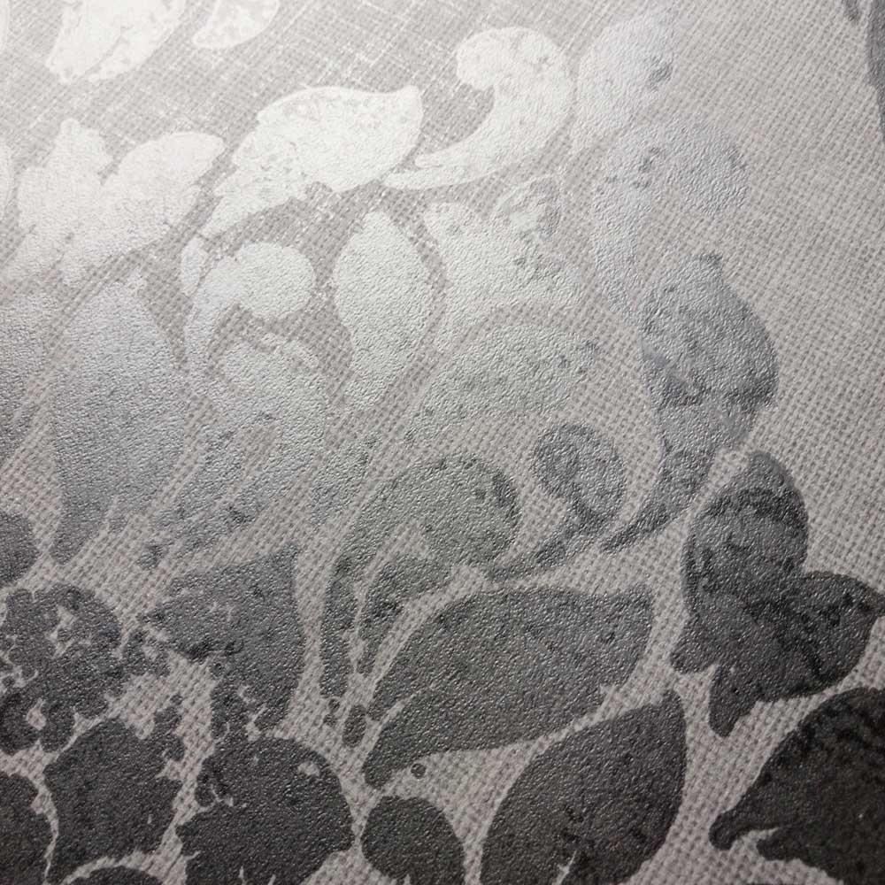 Darcy James Eleanor Damask Grey Wallpaper Image 5