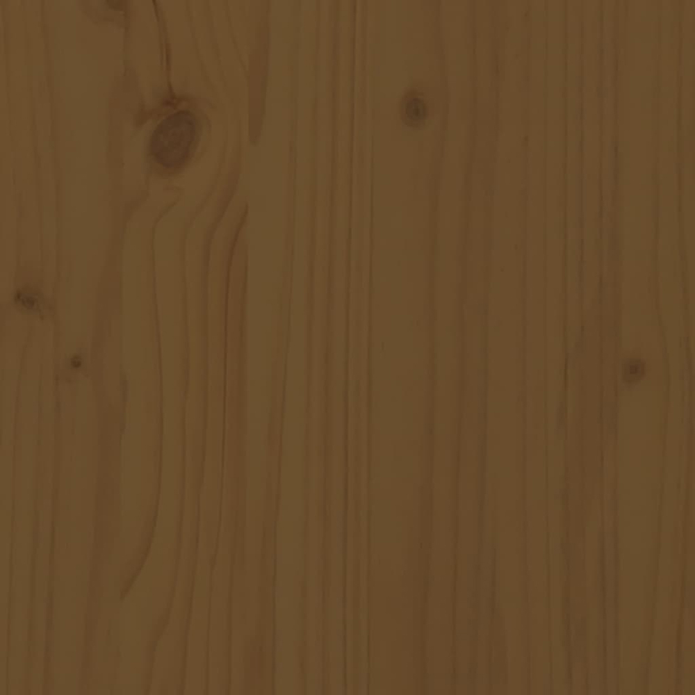 vidaXL Honey Brown Solid Pine Wood Garden Planter 62 x 50 x 57cm Image 7