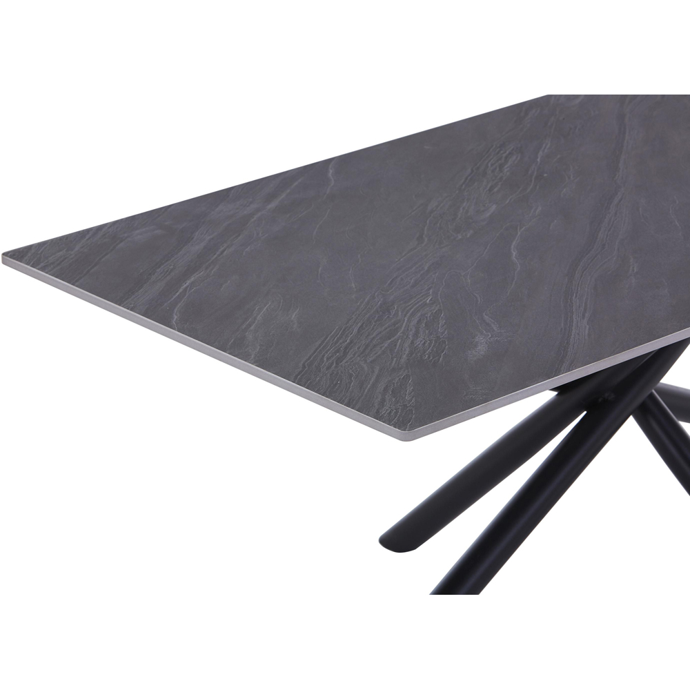 wilko Arlo Grey Wood Grain Ceramic Coffee Table Image 6
