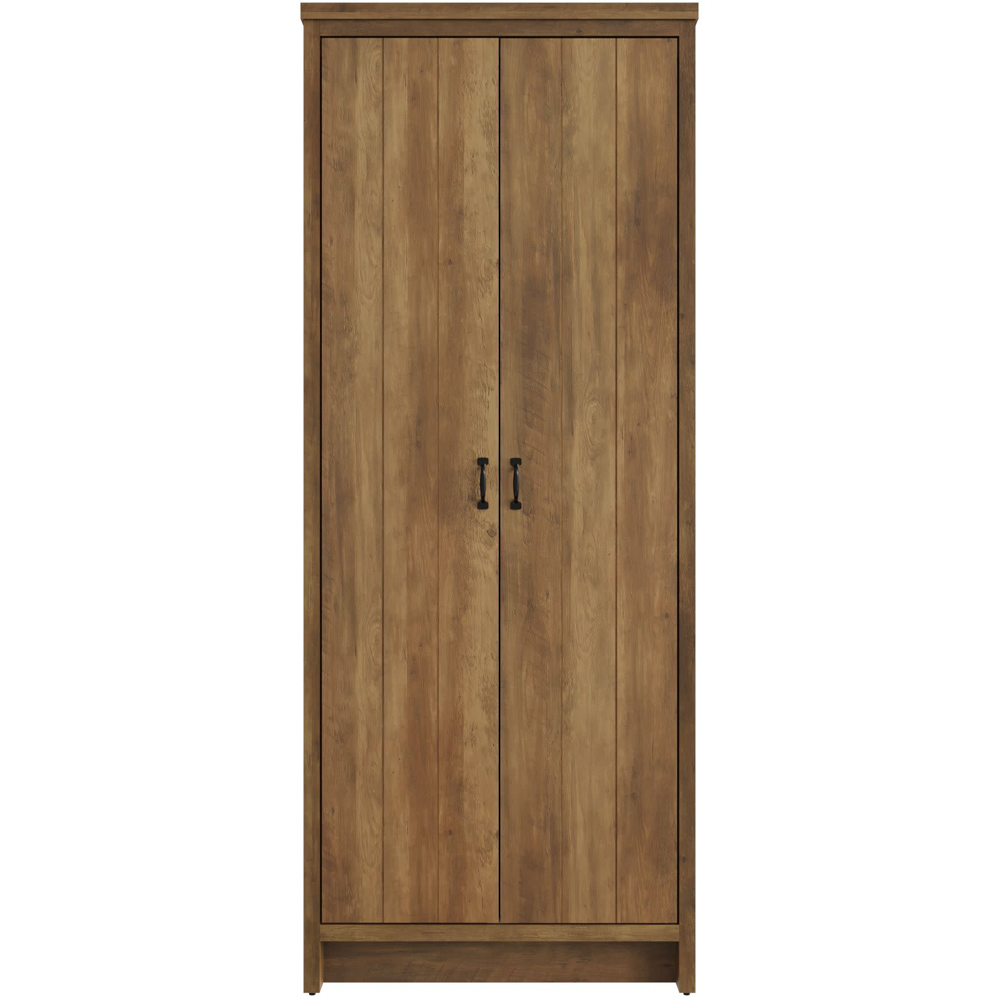 GFW Boston 2 Door Knotty Oak Wardrobe Image 2