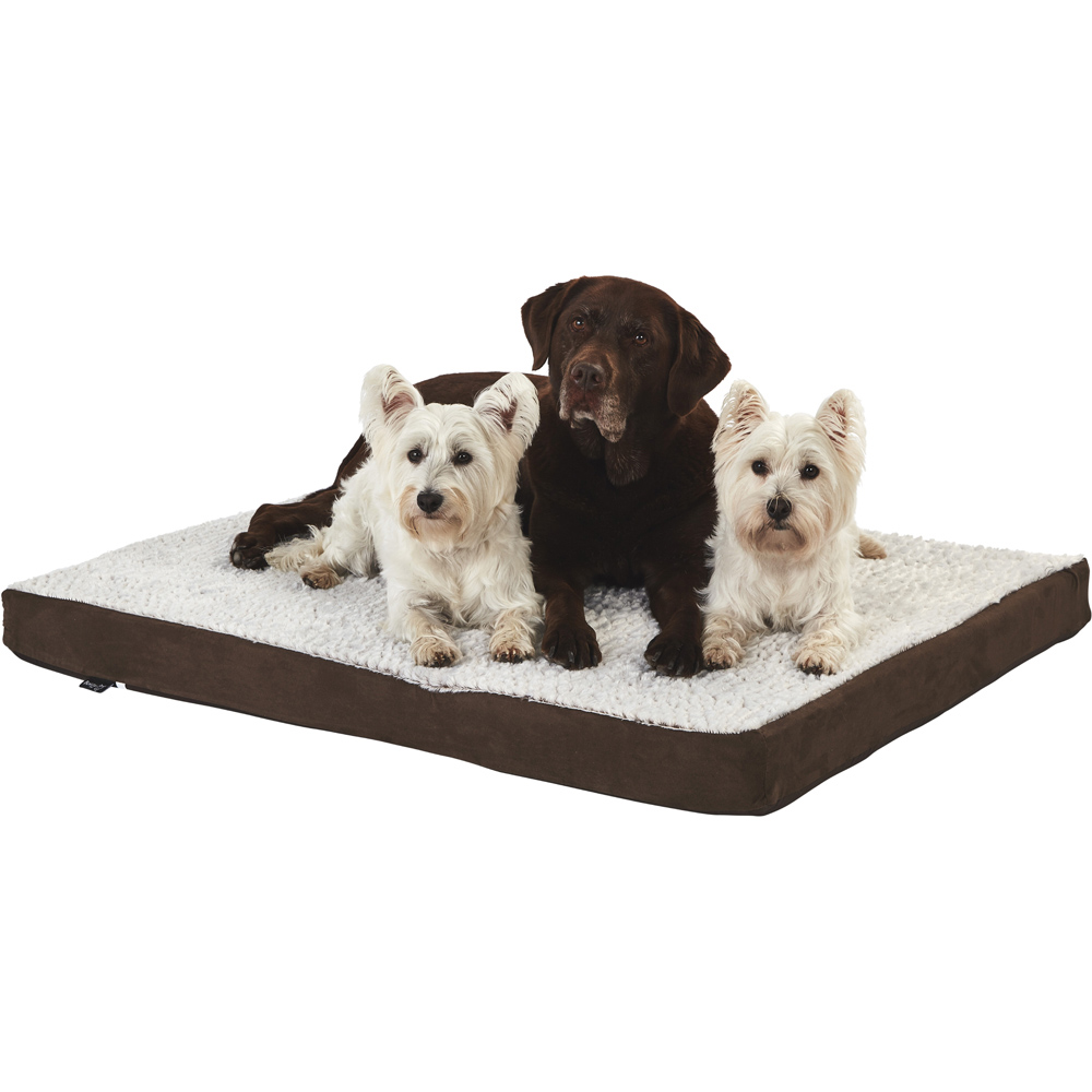 Bunty Large Brown Ultra Soft Pet Basket Bed Image 7