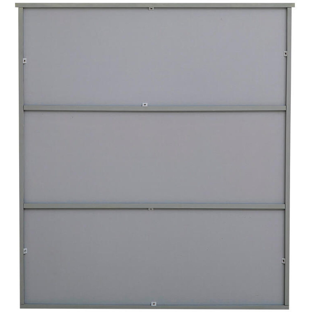 Home Source Polar 3 Tier Grey Kitchen Wall Mounted Shelf Image 4
