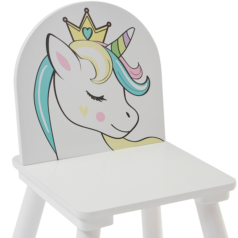 Liberty House Toys Kids Unicorn Table and 2 Chairs Chest Image 5