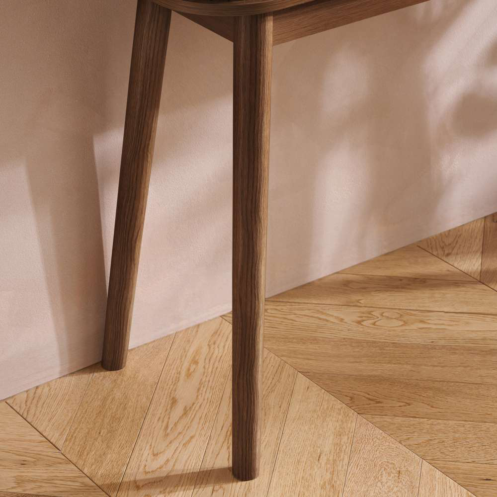 Birlea Axel 2 Door Walnut Fluted Console Table Image 7