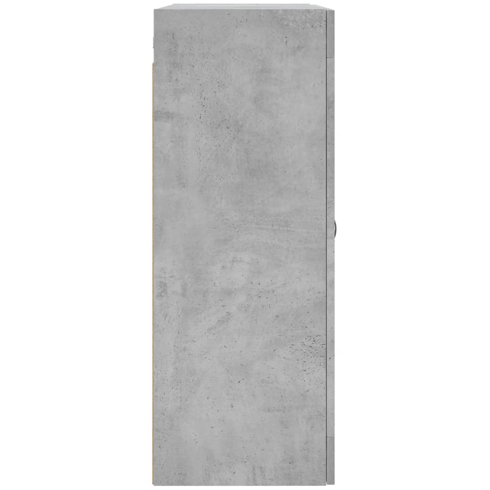 vidaXL 2 Glass Door Concrete Grey Wall Mounted Cabinet Set of 2 Image 7
