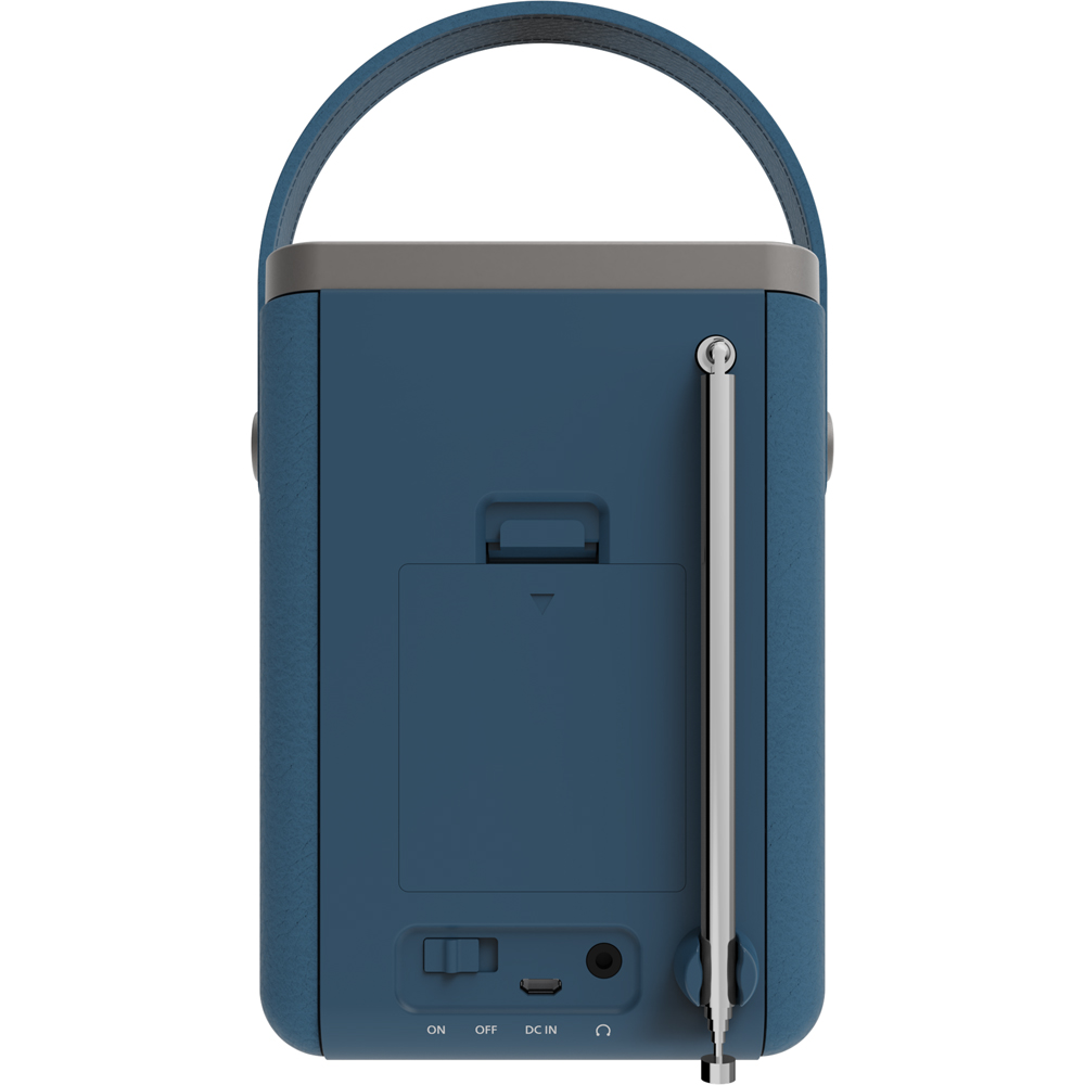 Majority Little Shelford Portable DAB and DAB FM Radio Blue and Grey Image 3