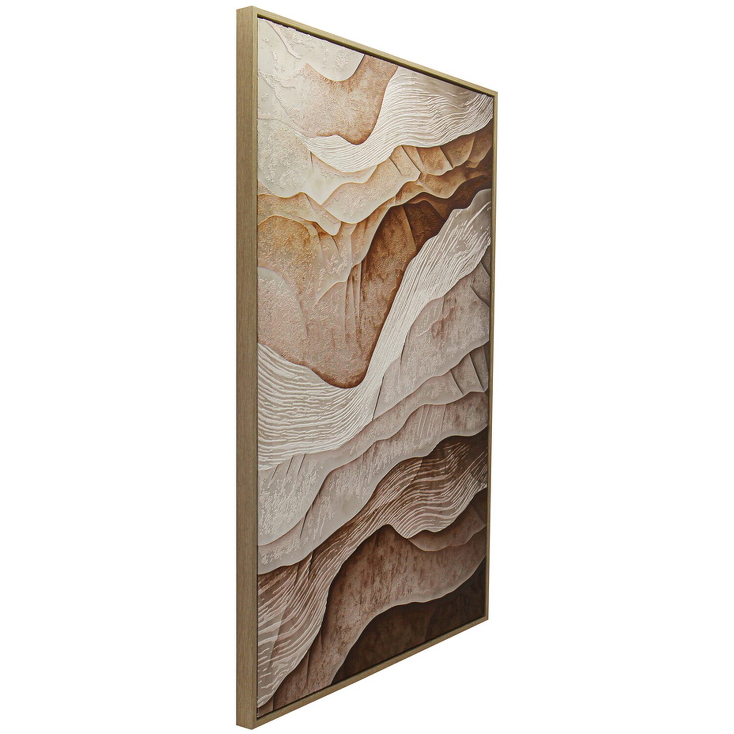 Canyon Texture Framed Wall Art Neutral Image 2