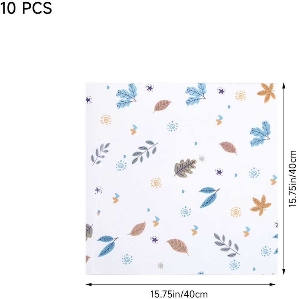 Living and Home Botanical PVC Self Adhesive Wall Sticker 10 Pack Image 9