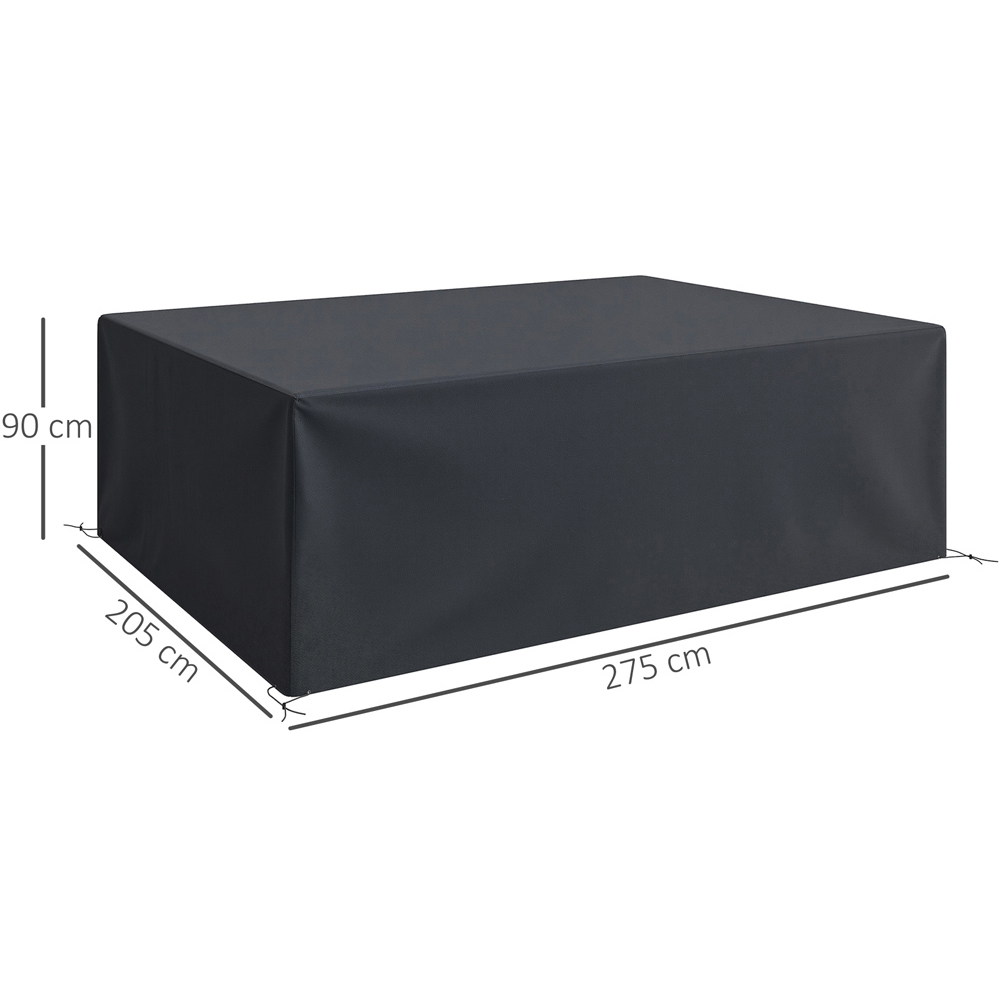 Outsunny Black Garden Furniture Cover 275 x 205cm Image 9