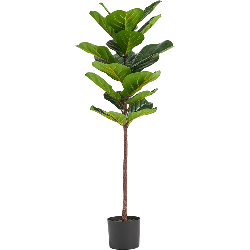 Botanik Fiddle Fig Artificial Tree in Pot 4ft Image 1