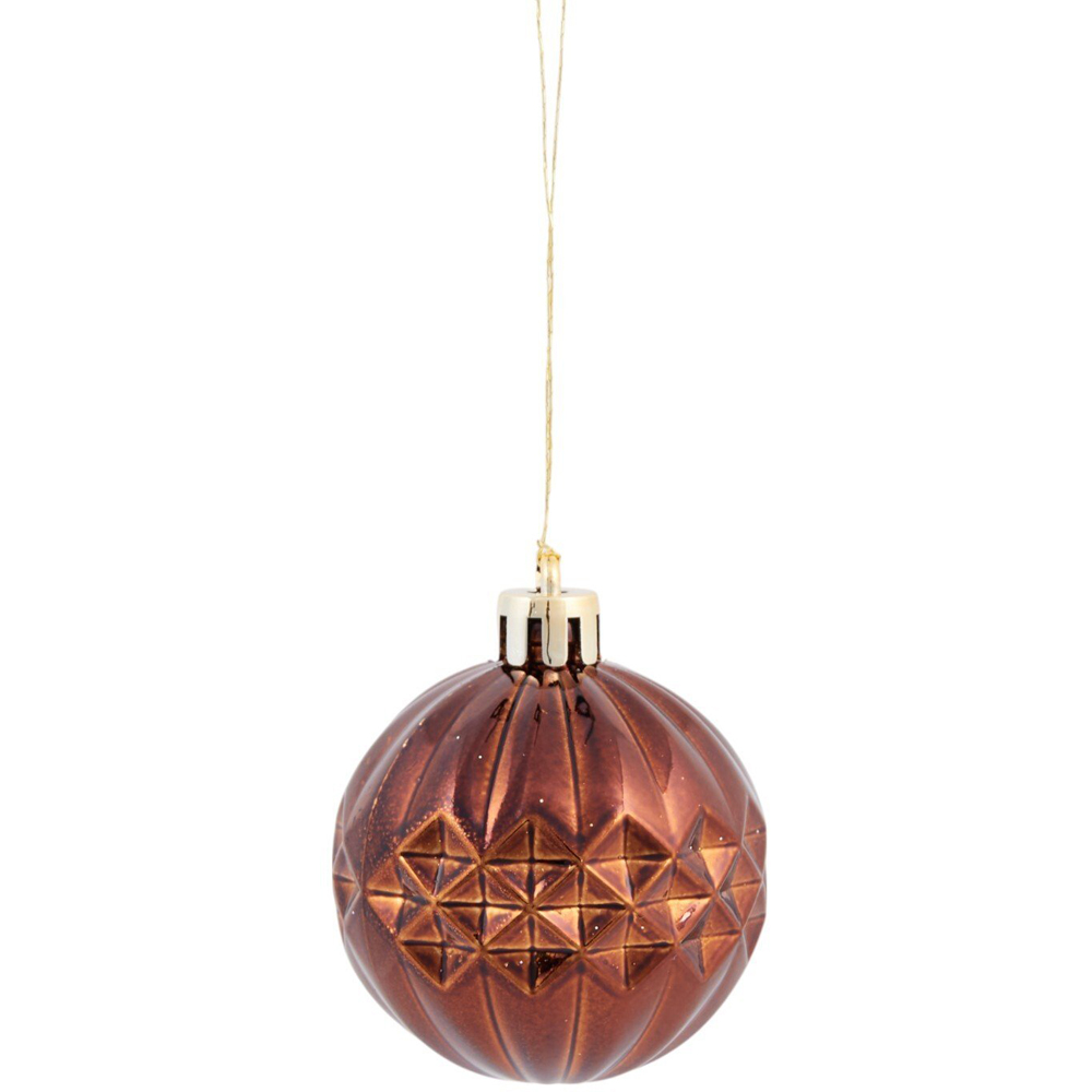 Pack of 33 Sleigh Bells Ring Baubles Red Image 2
