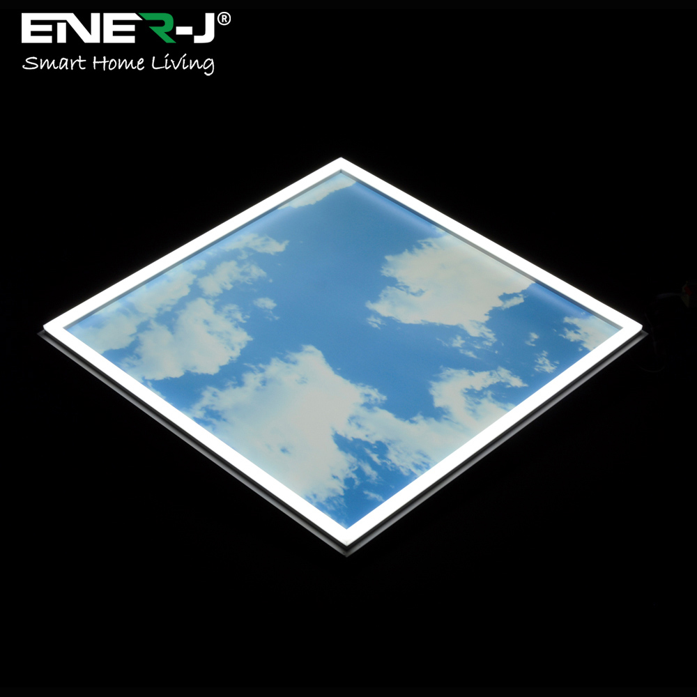 ENER-J Sky Cloud 2D with Frame LED Backlit Ceiling Panel 2 Pack Image 4