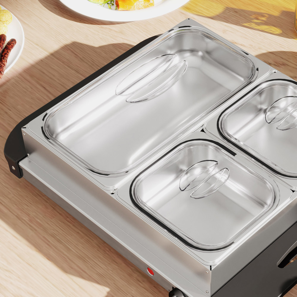 HOMCOM 800-214V70SR 4.5L Electric Food Warmer Image 4