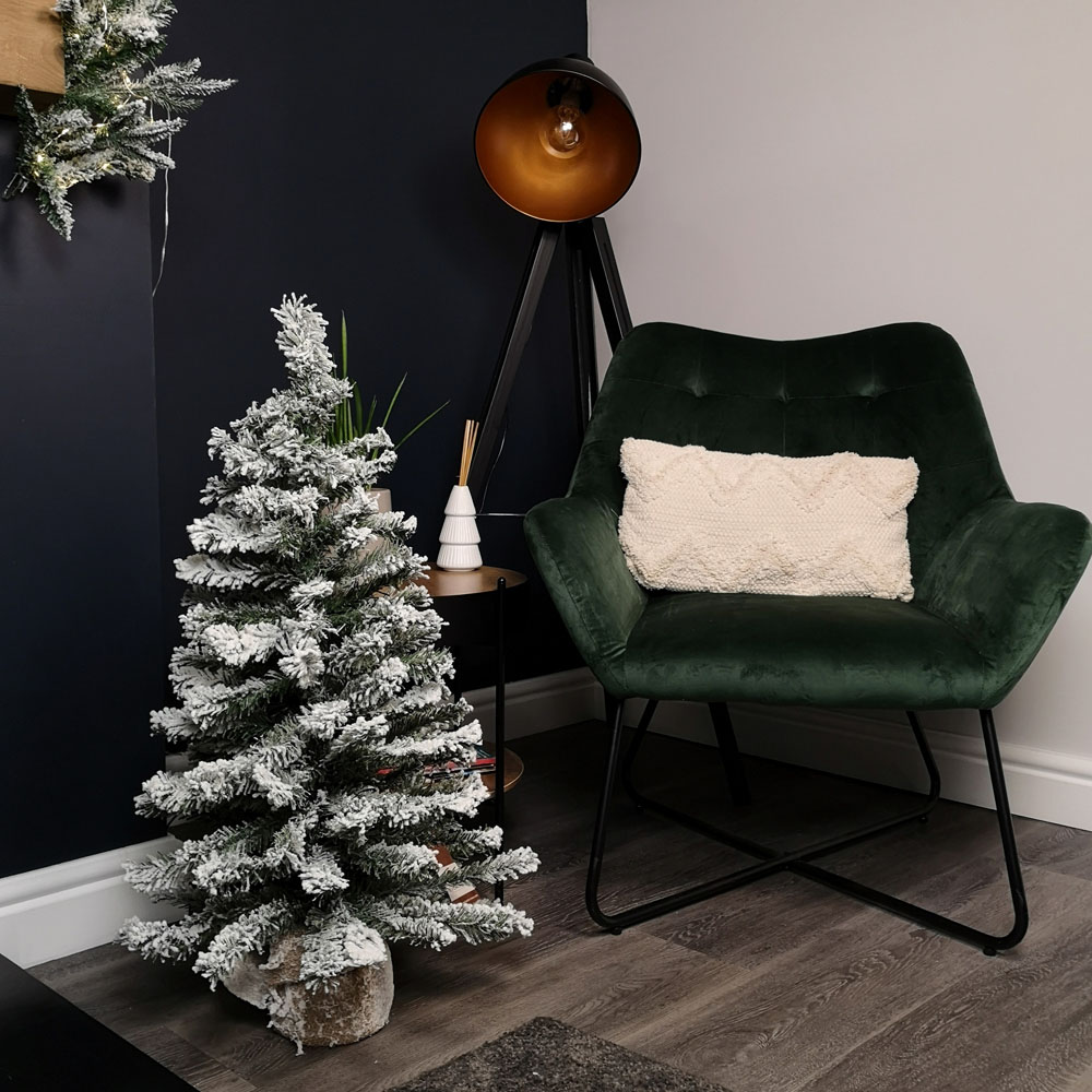Samuel Alexander Imperial Artificial Snowy Mini Christmas Tree 90cm Image 2