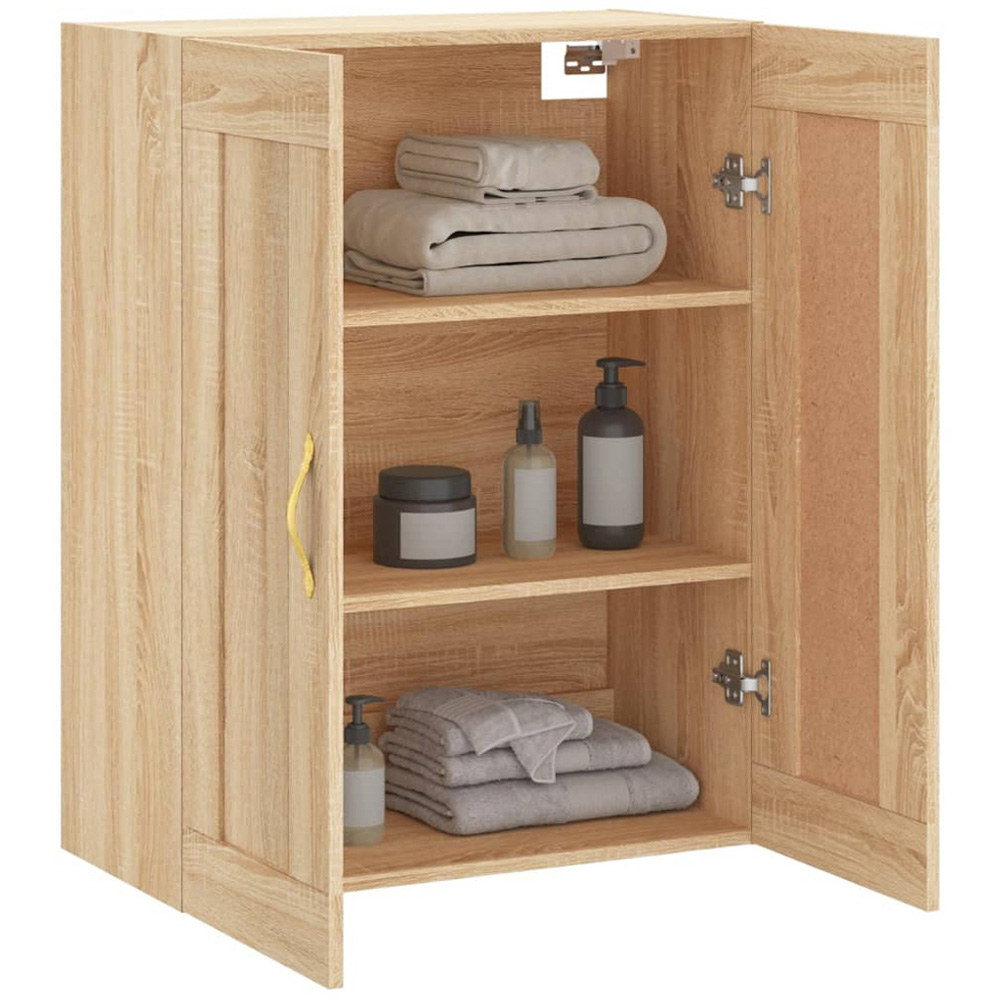vidaXL 2 Door Sonoma Oak Wall Mounted Cabinet Image 5