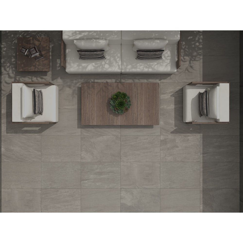 Bien Kandla Grey Porcelain Paving 60 x 90cm 40 Pack Image 4