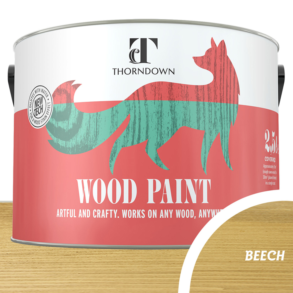 Thorndown Beech Satin Wood Paint 2.5L Image 3