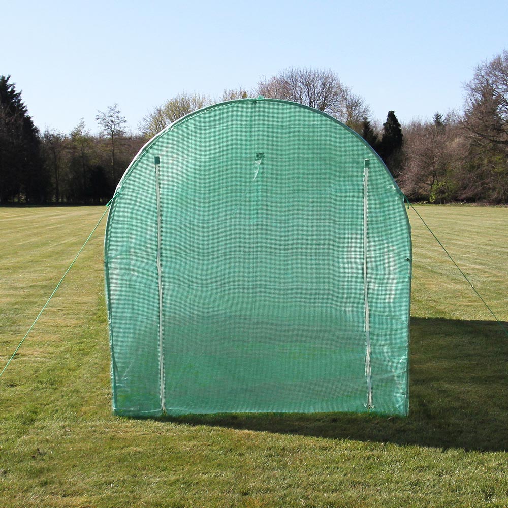 MonsterShop Green PE Cover 6.6 x 16.2ft Polytunnel Greenhouse Image 3