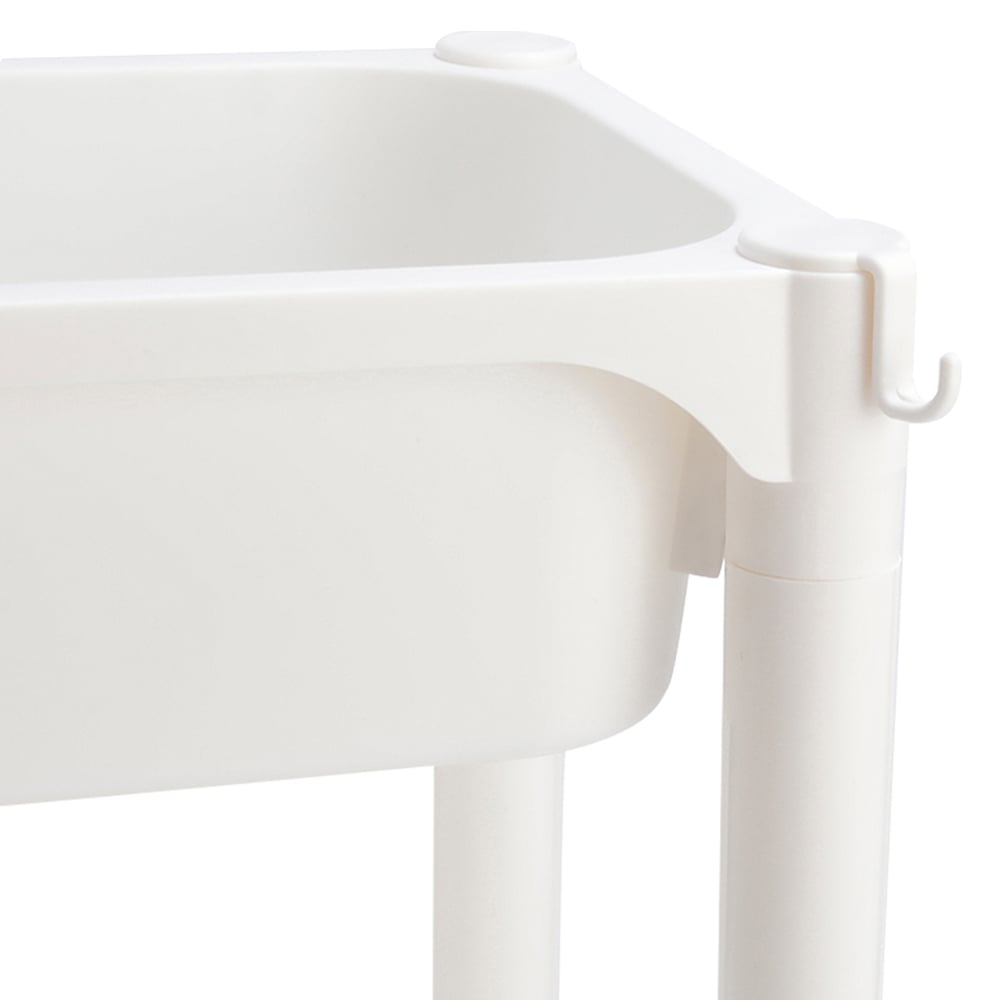 H&O Direct 4 Shelf Slim Storage Rack with Removable Hook Image 4