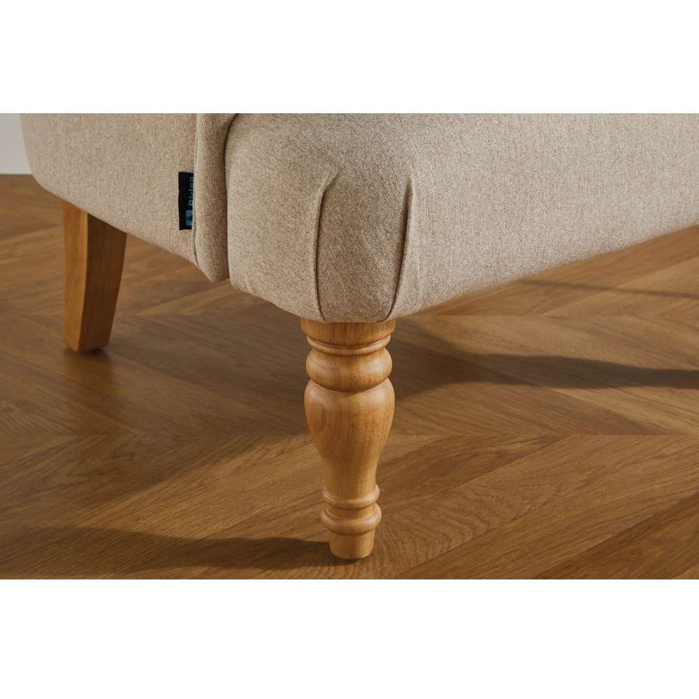 Padstow Button Back Wheat Armchair Image 7
