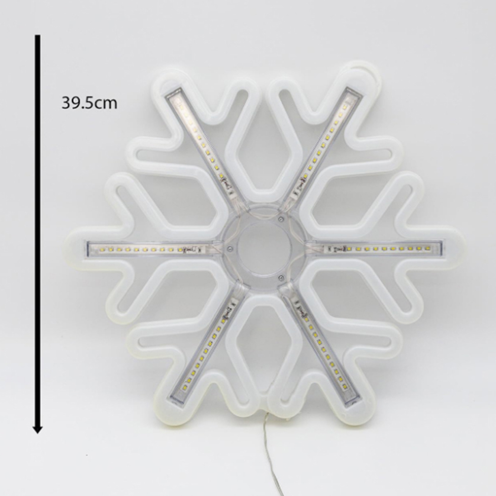 Marco Paul Warm White LED Snowflake Rope Light Image 4