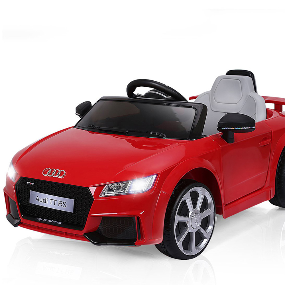 Costway Kids Red Licensed Audi TTRS Ride On Car with 2 Motors and MP3 Music 12V Image 4