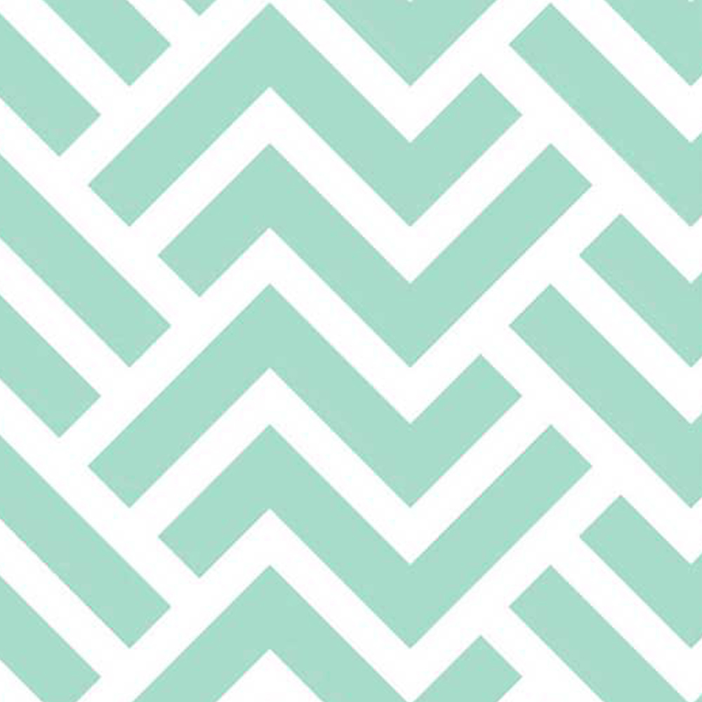 Warren Reed Designer Large Green Geometric Pattern Suitcase Image 3