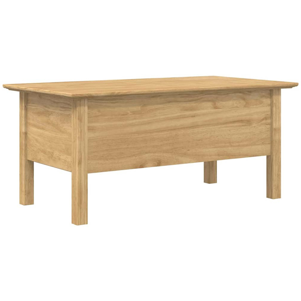 vidaXL Bodo Single Drawer Honey Brown Coffee Table Image 6