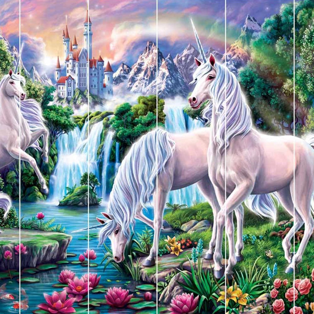 Walltastic Unicorn Paradise Wall Mural Image 2