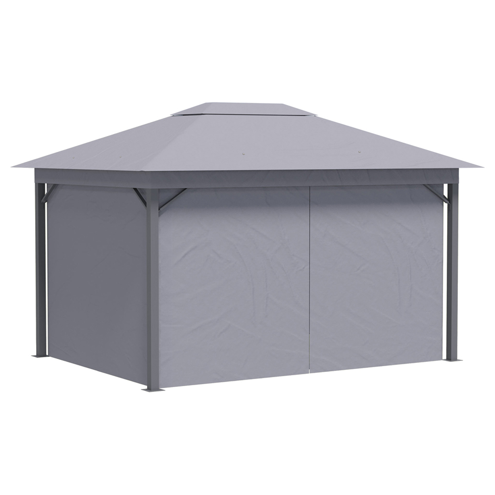 Outsunny 4 x 3m Grey Shelter Gazebo Image 3