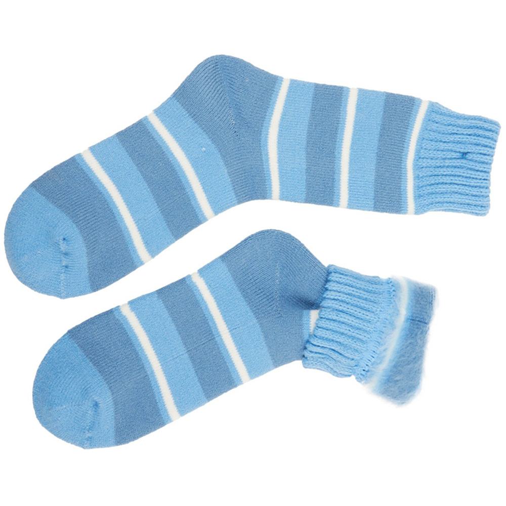 Ladies Assorted Thermal Pattern Socks Size 4-6 - Multicolour Image 4