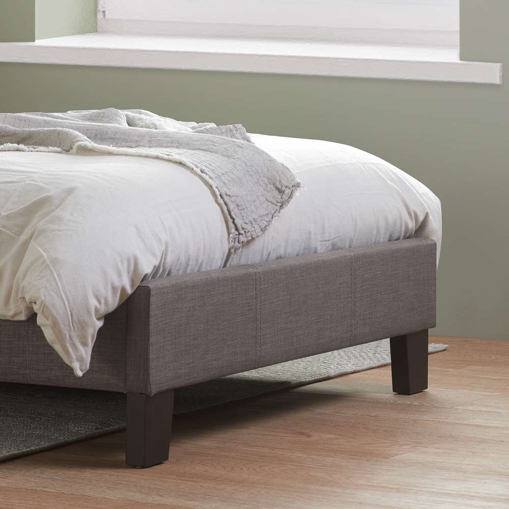 Berlin Small Double Grey Polyester Bed Image 5