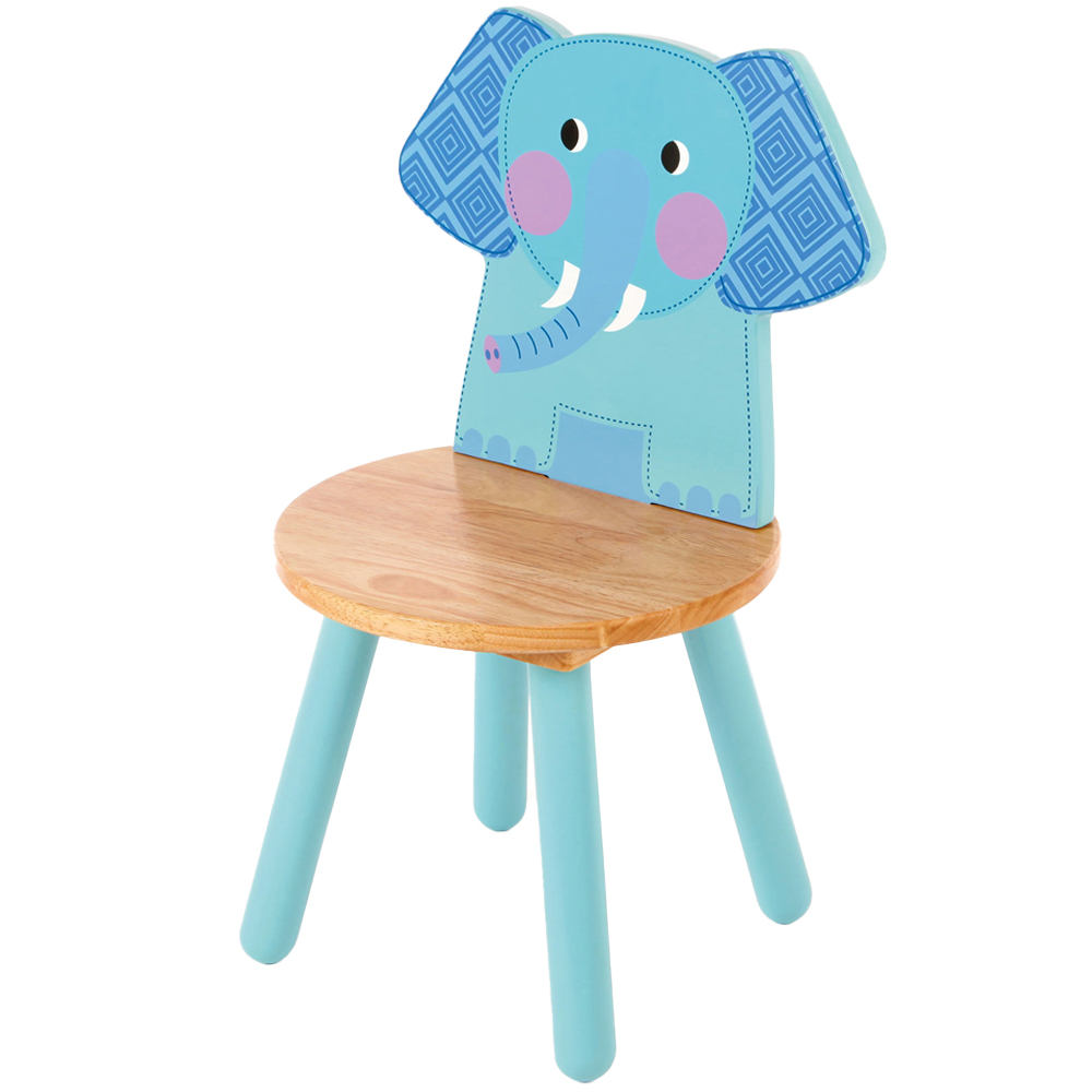 Tidlo Kids Wooden Elephant Chair Image 2