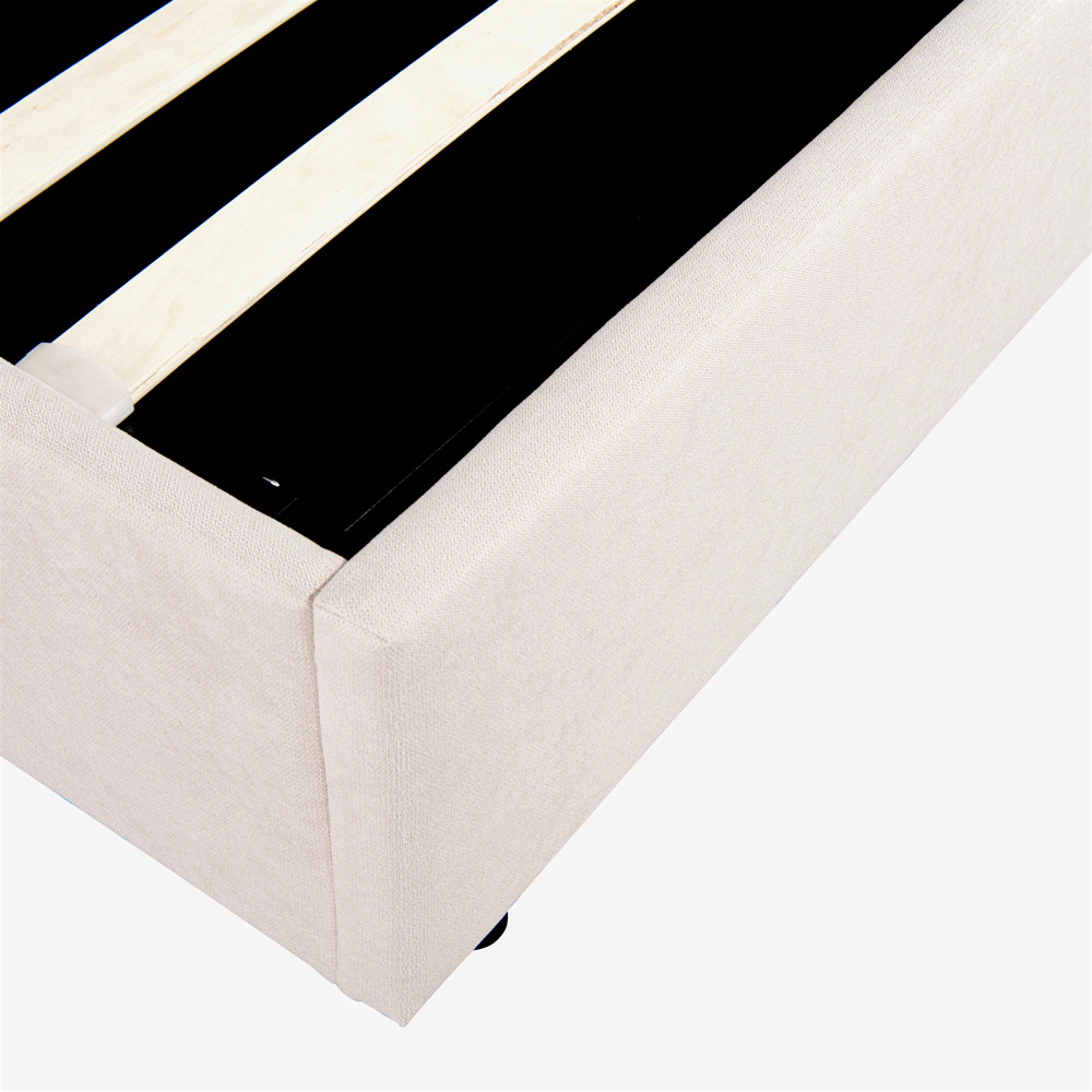 Wilmslow King Size Natural Ottoman Bed Image 6