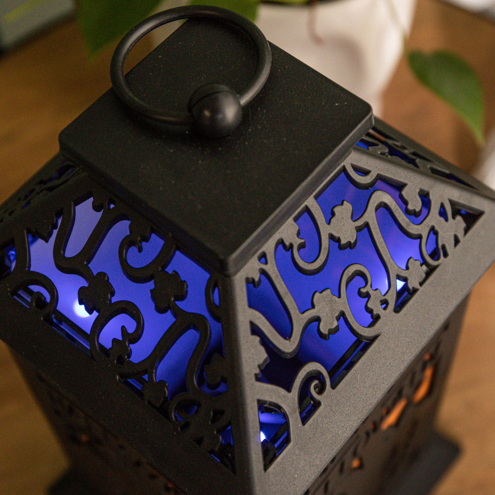 Samuel Alexander Halloween Black Light up Lantern 29cm Image 5