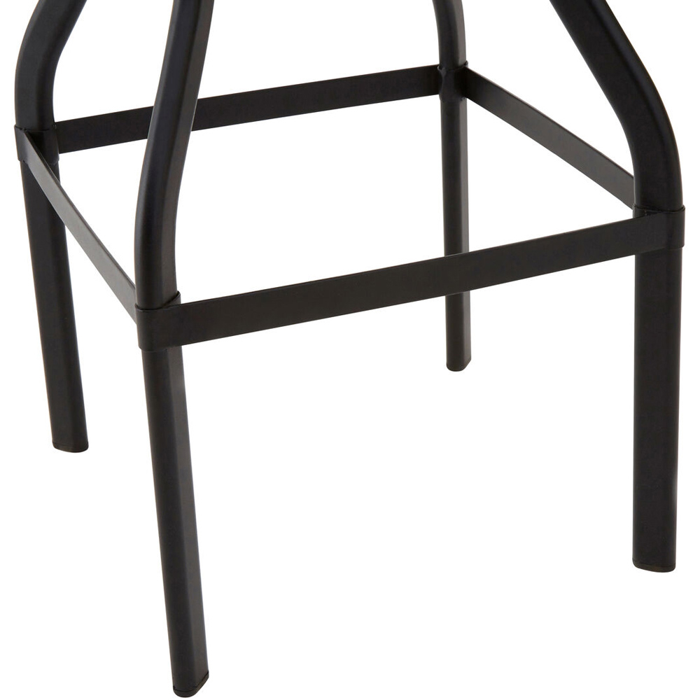 Premier Housewares New Foundry Ash Seat Bar Stool Image 2