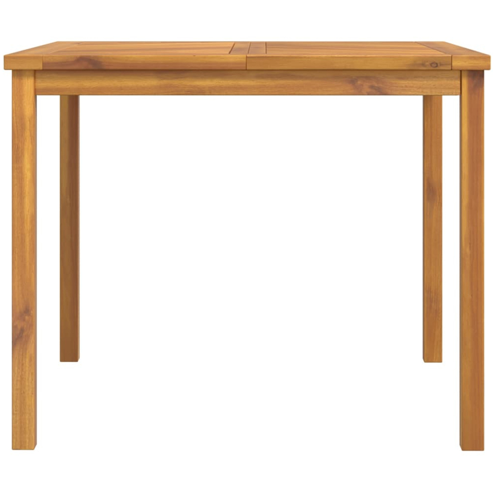 vidaXL 4 Seater Brown Wooden Garden Dining Table Image 4