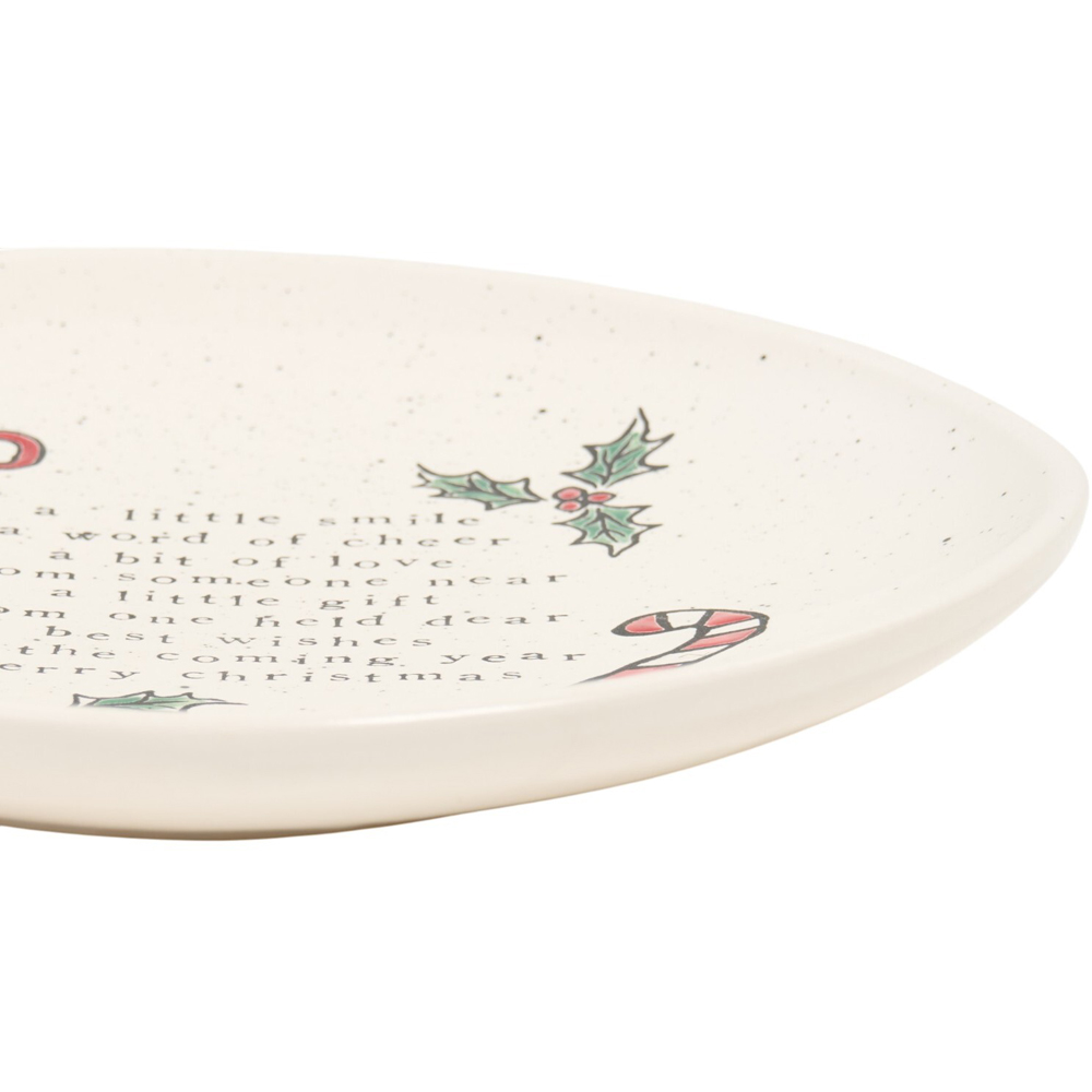 Jolly Santa Christmas Giving Plate Image 4