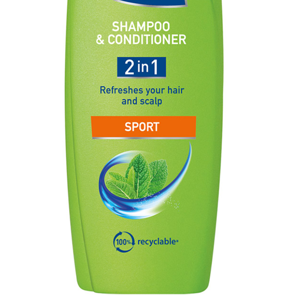 Wash & Go Sport 2 in 1 Shampoo and Conditioner 200ml Image 3