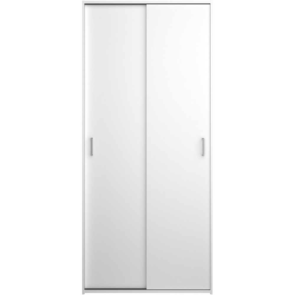 Florence Space 2 Door White Sliding Wardrobe Image 3