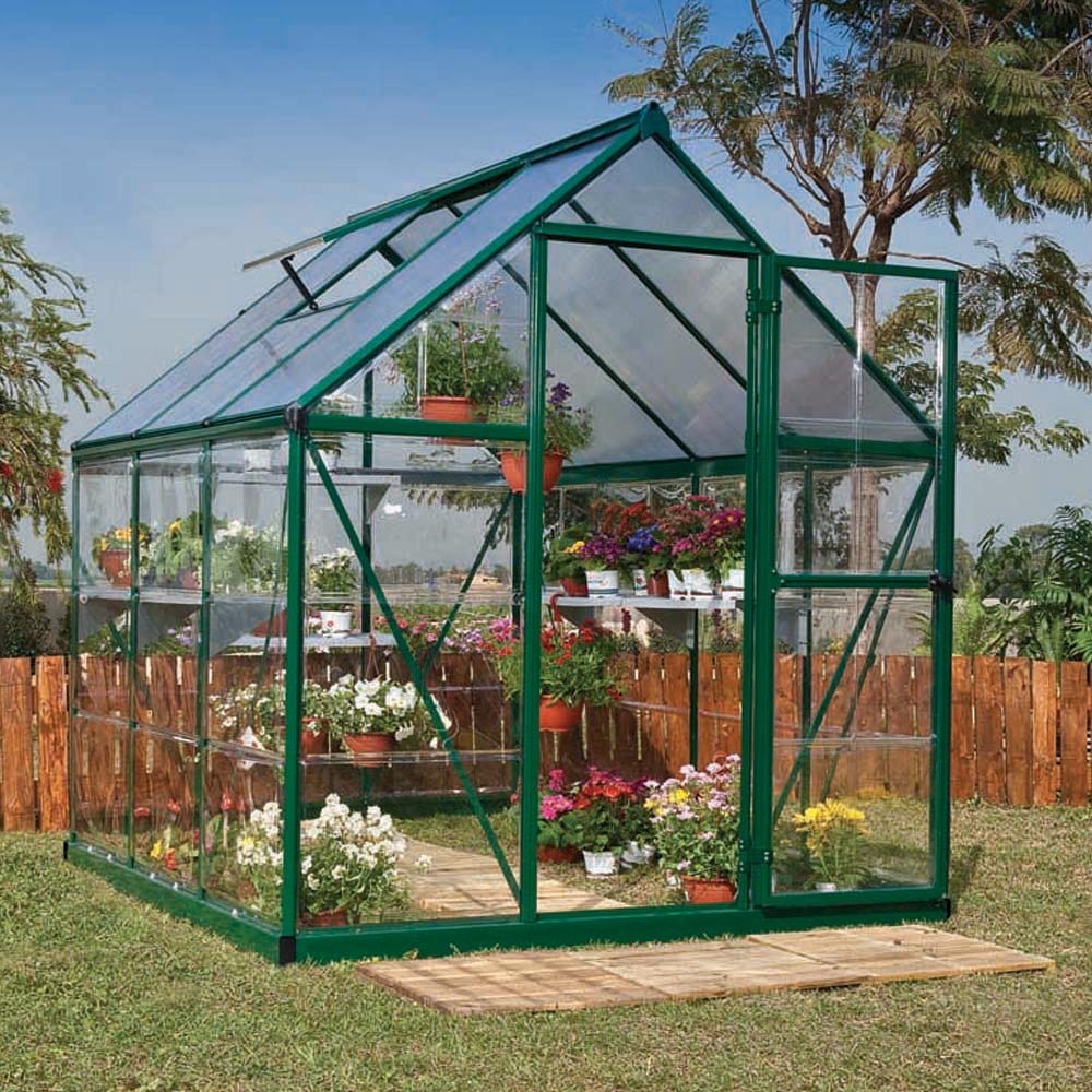 Palram - Canopia Hybrid 6 x 6ft - Green Greenhouse Image 5