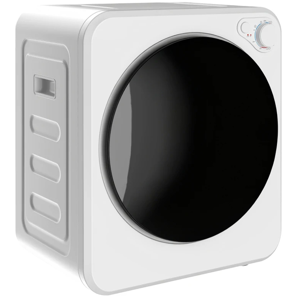 HOMCOM White Front Load Laundry Dryer with 2 Power Modes 4kg Image 1