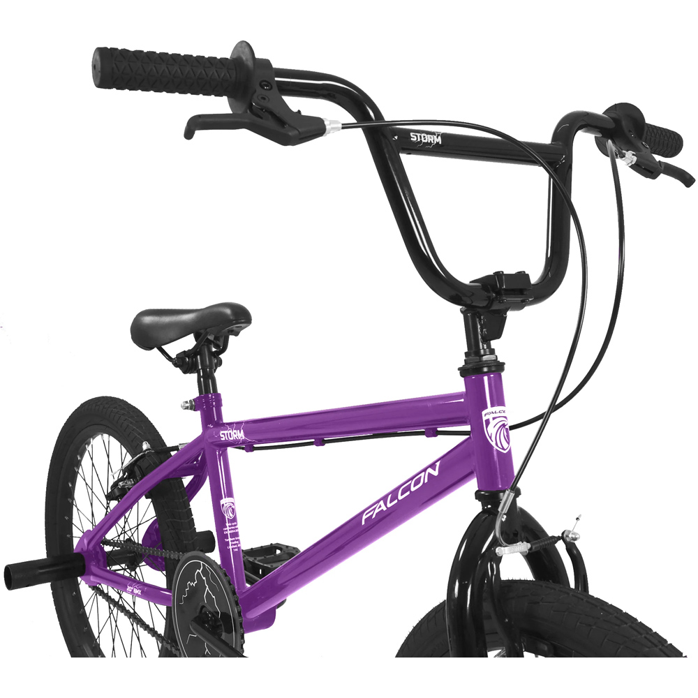 Falcon Storm 20-inch Purple BMX Bike Image 3