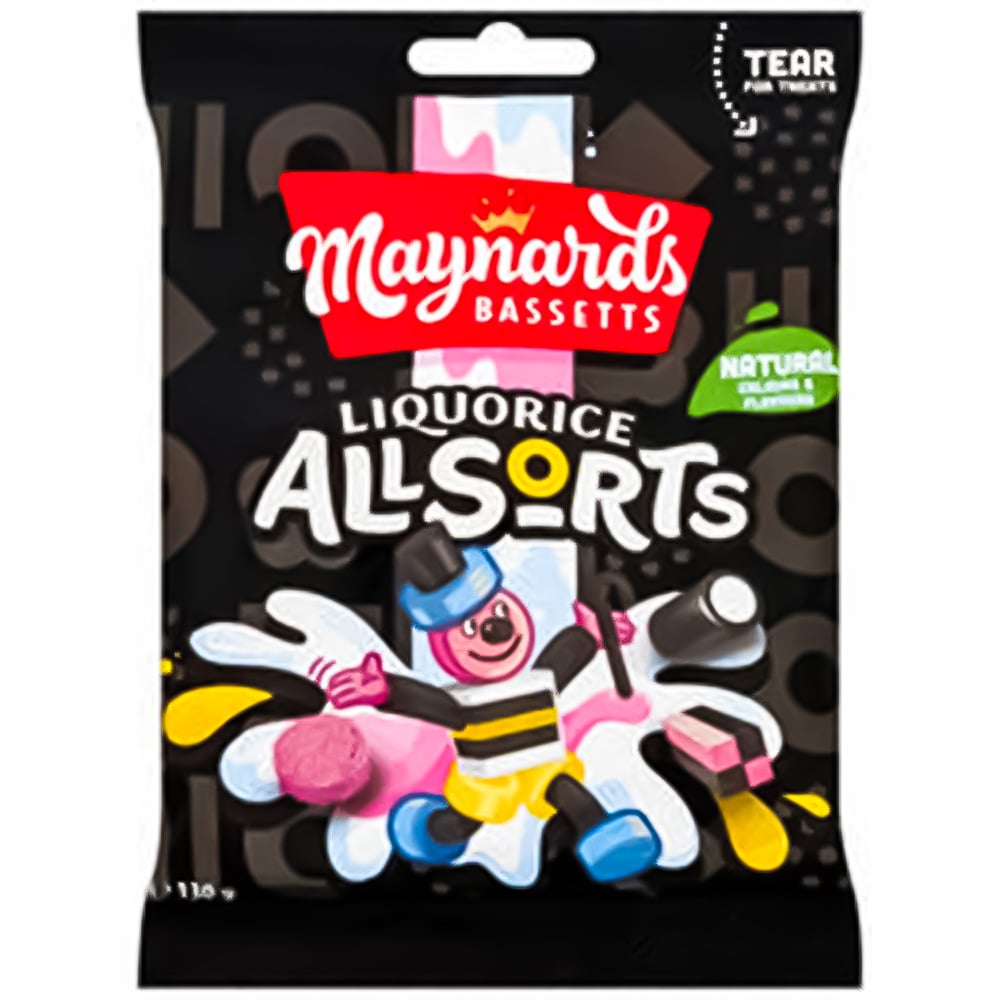 Maynards Bassetts Liquorice Allsorts 130g Image