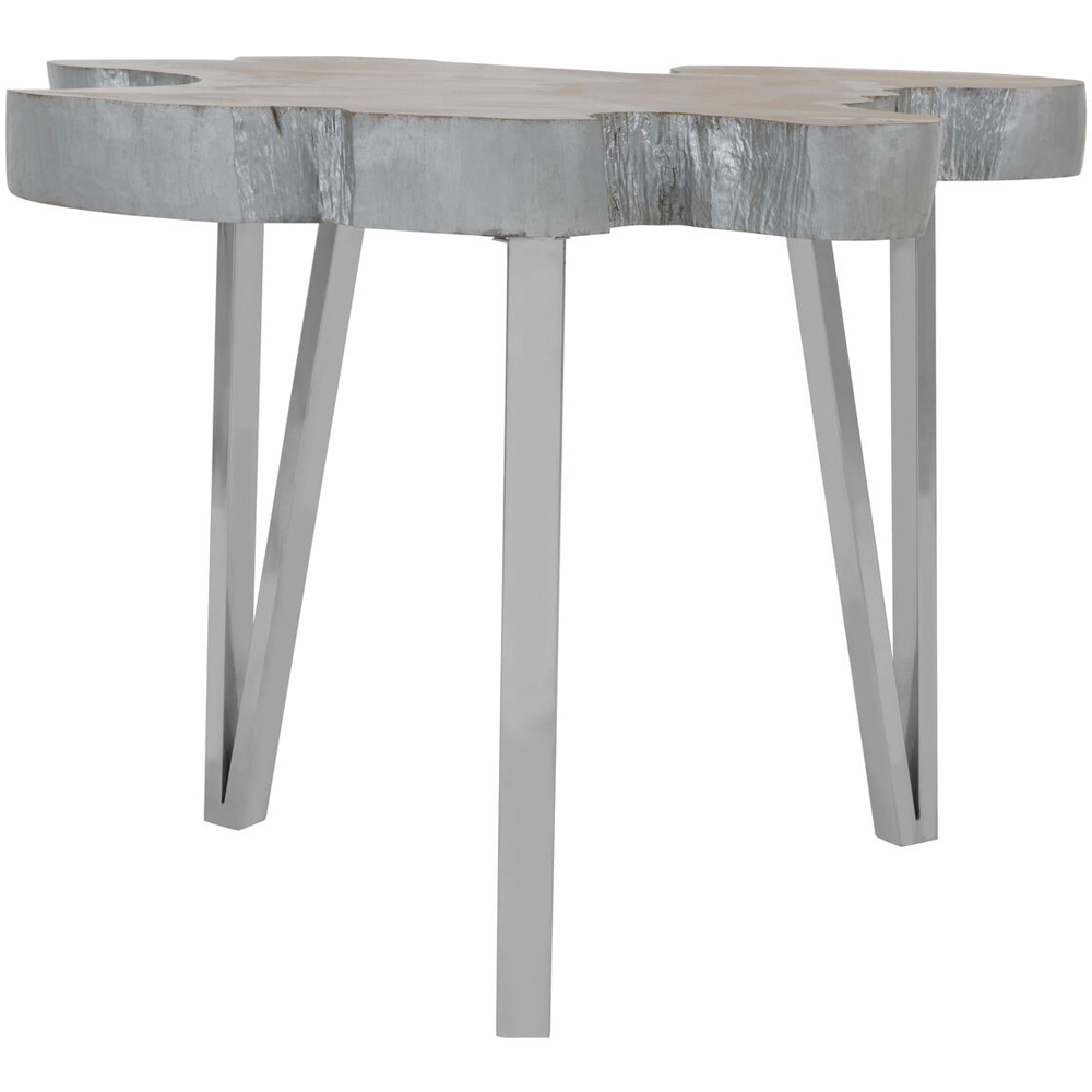 Premier Housewares Surak Teak Wood Medium Side Table Image 4