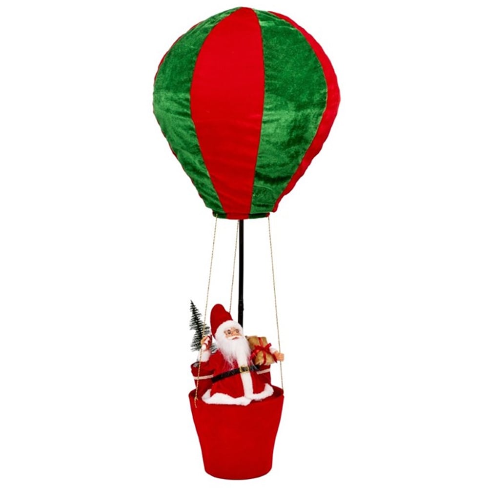 Marco Paul Santa Hot Air Balloon Christmas Decoration Image 1