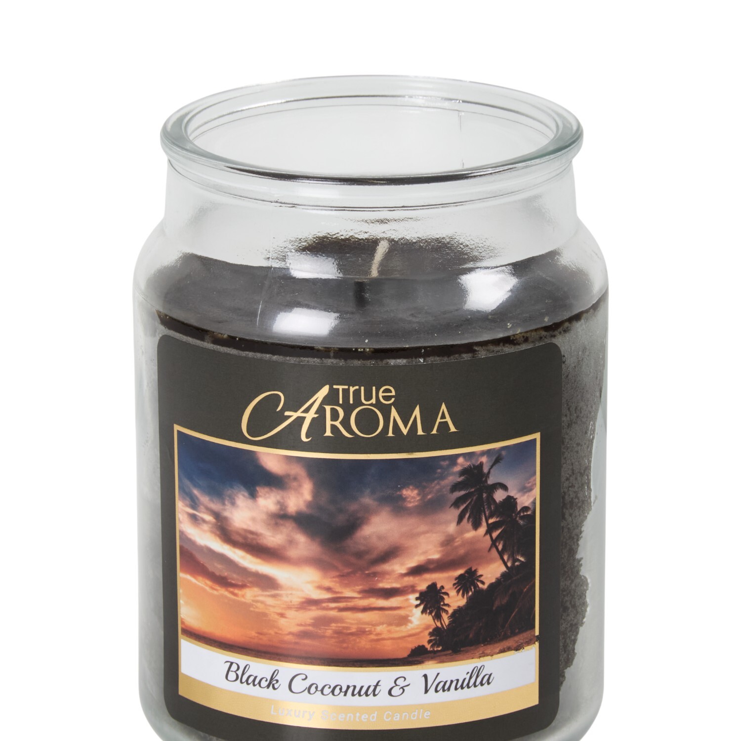 Black Coconut and Vanilla Large Mason Jar Image 4