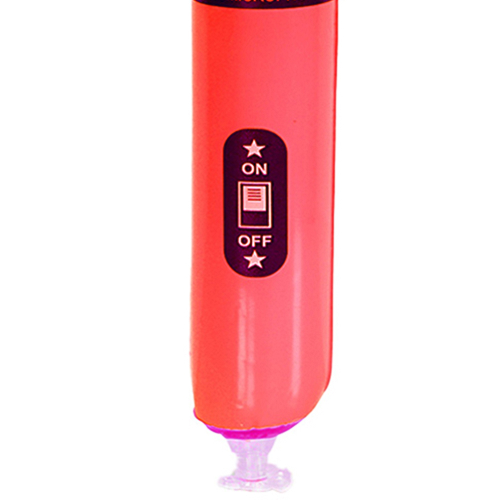 Cheetah Red Party Inflatable Microphone 20cm Image 3
