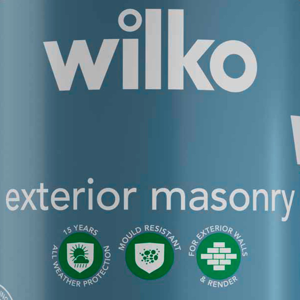 Wilko Crushed Almond Smooth Masonry Paint 5L Image 3